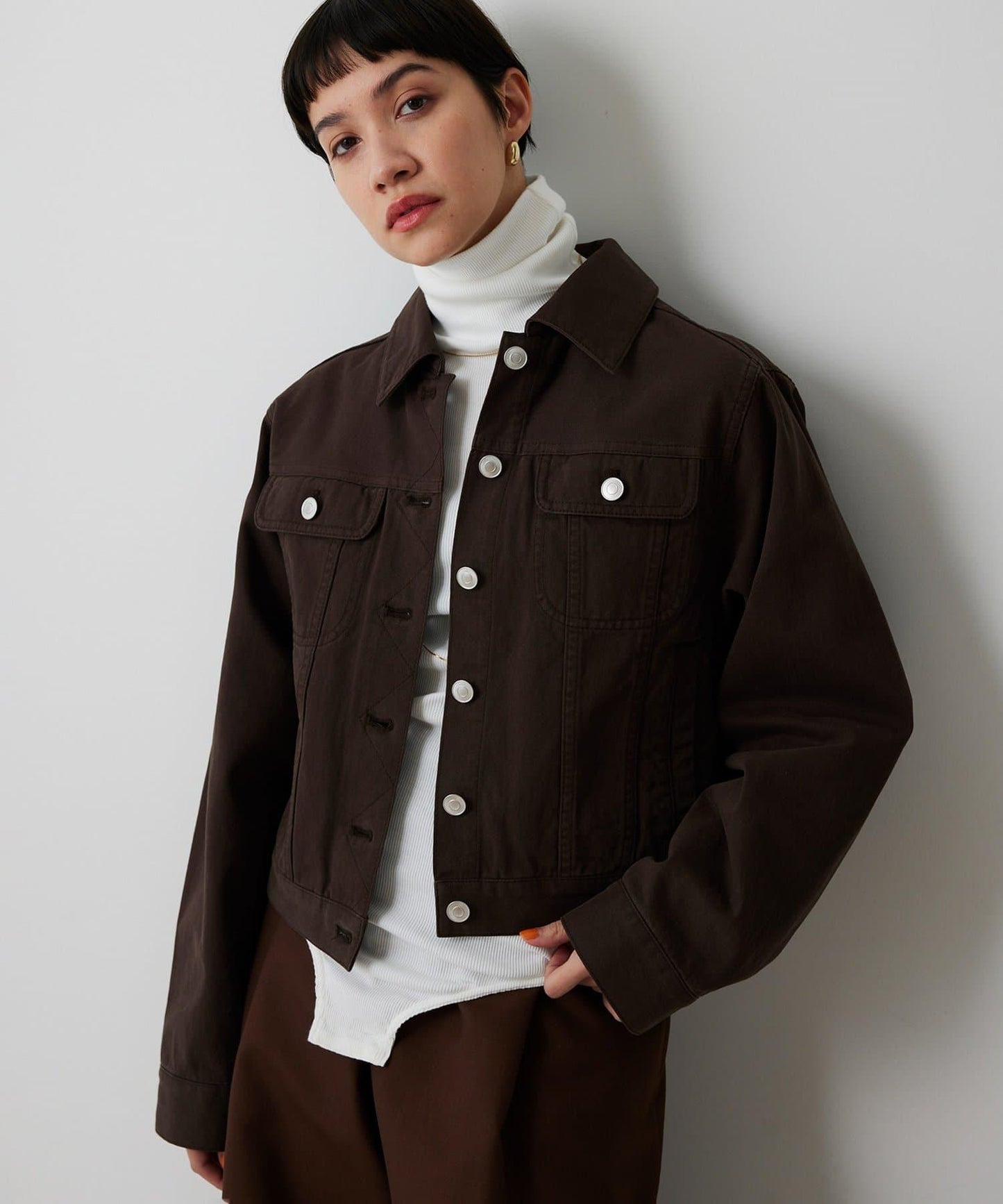 【THE PAUSE】棉斜紋夾克