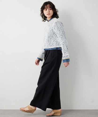 【THE PAUSE】植物花卉蕾絲襯衫