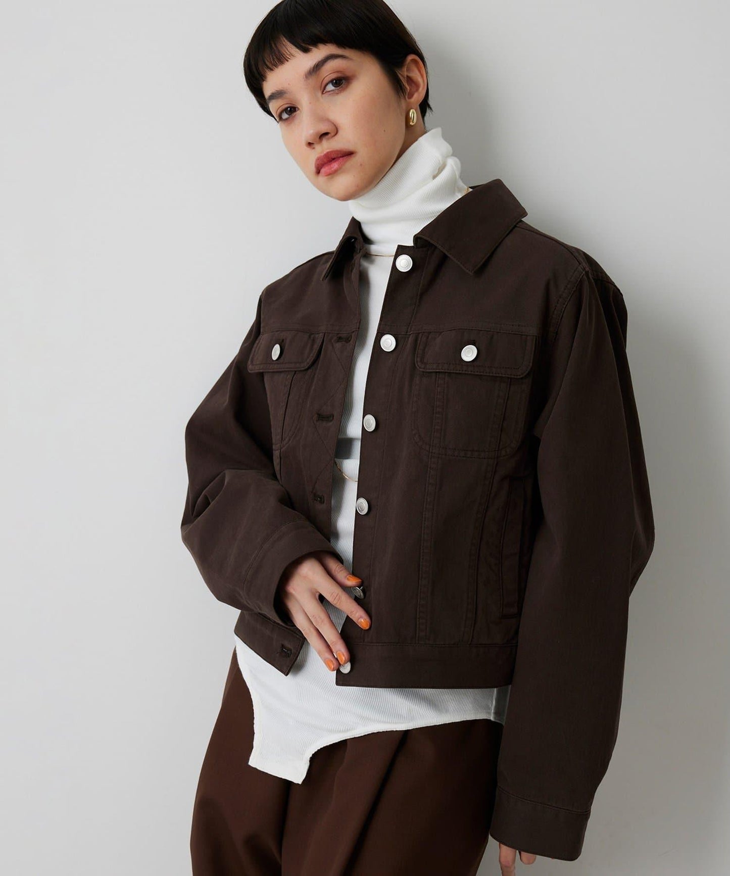 【THE PAUSE】棉斜紋夾克