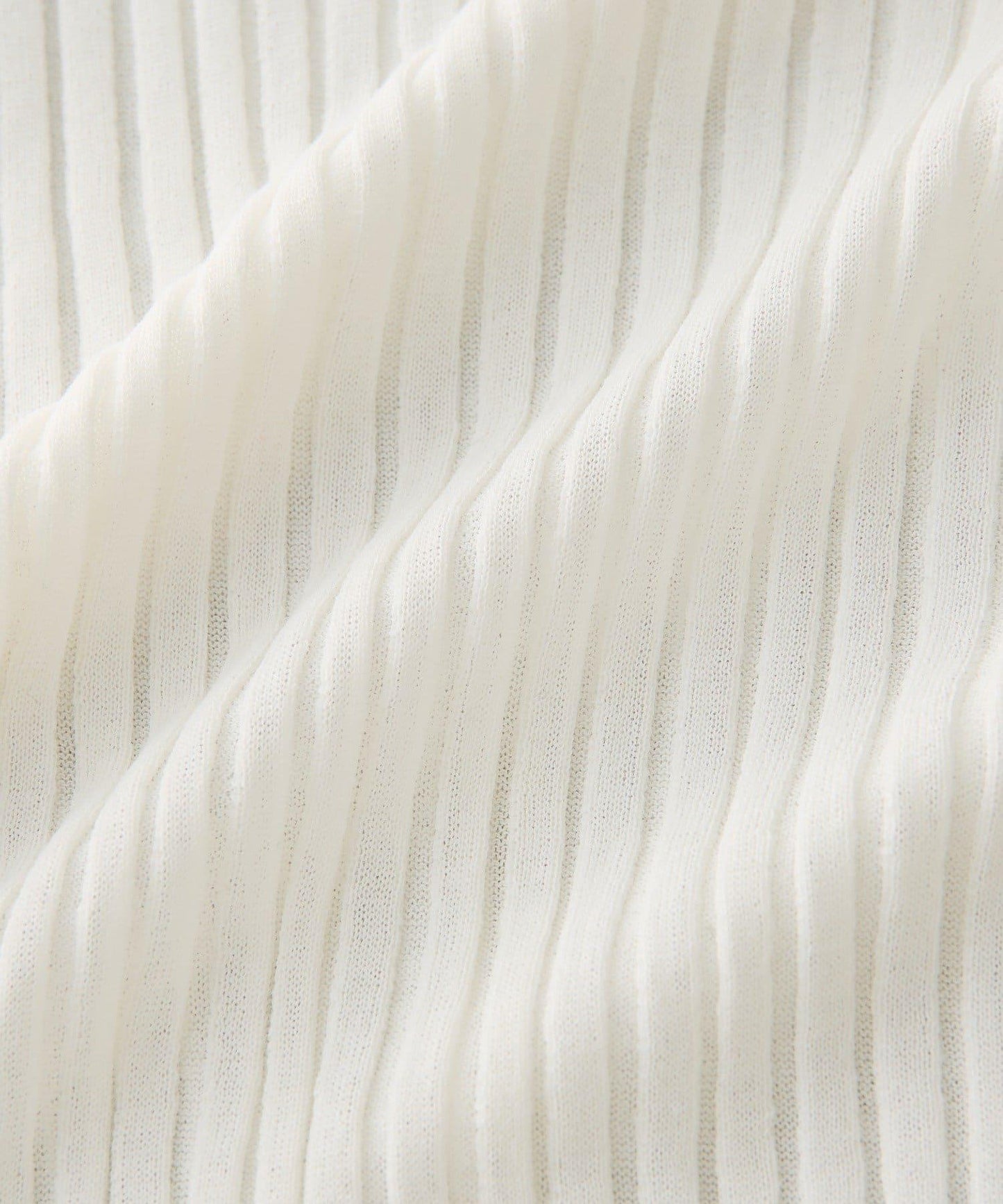 【層疊風袖口】透視袖口羅紋針織衫