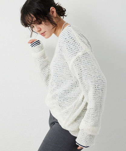 【THE PAUSE】網眼套頭衫