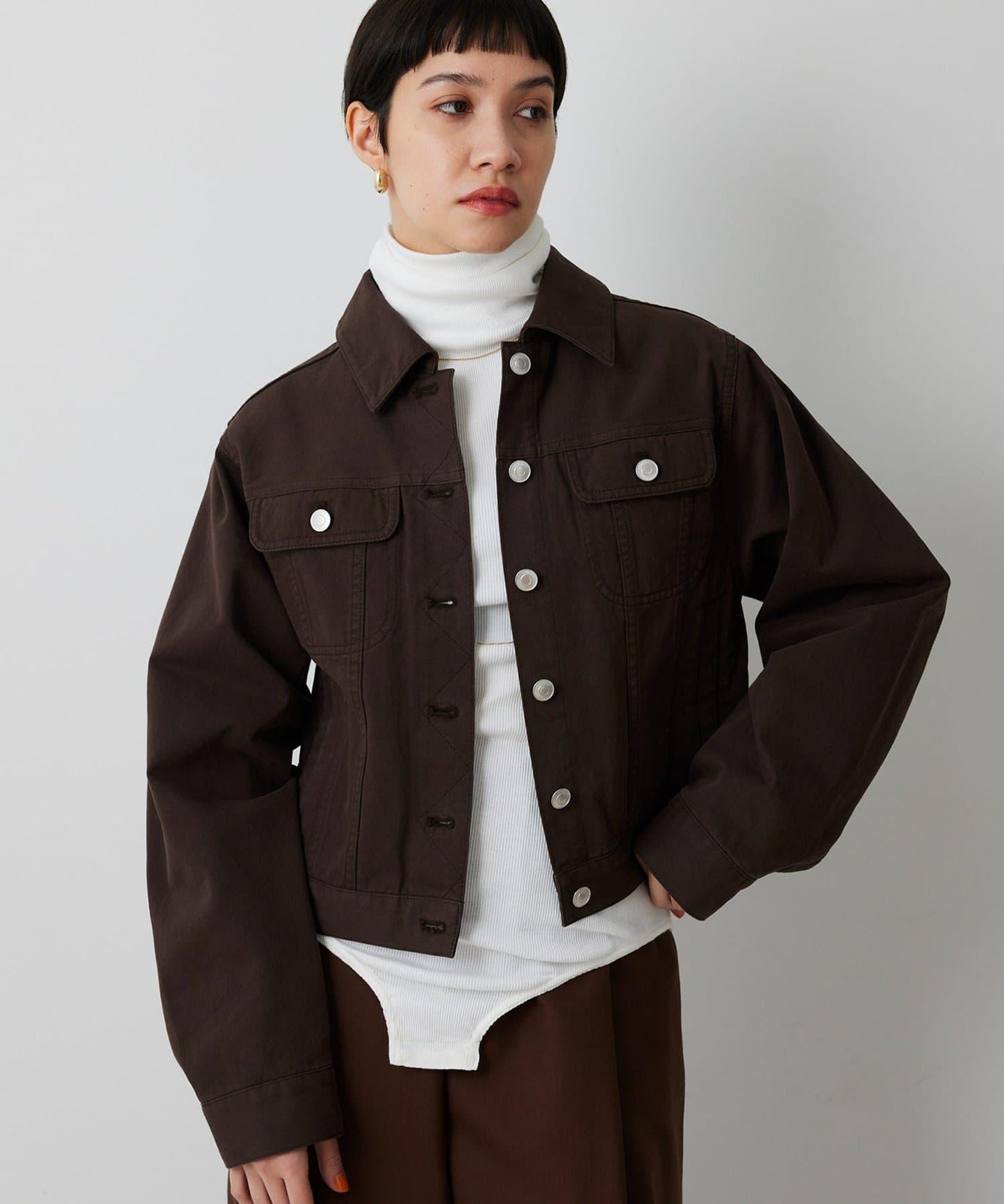 【THE PAUSE】棉斜紋夾克