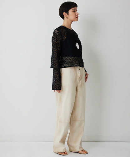 【THE PAUSE】植物花卉蕾絲襯衫