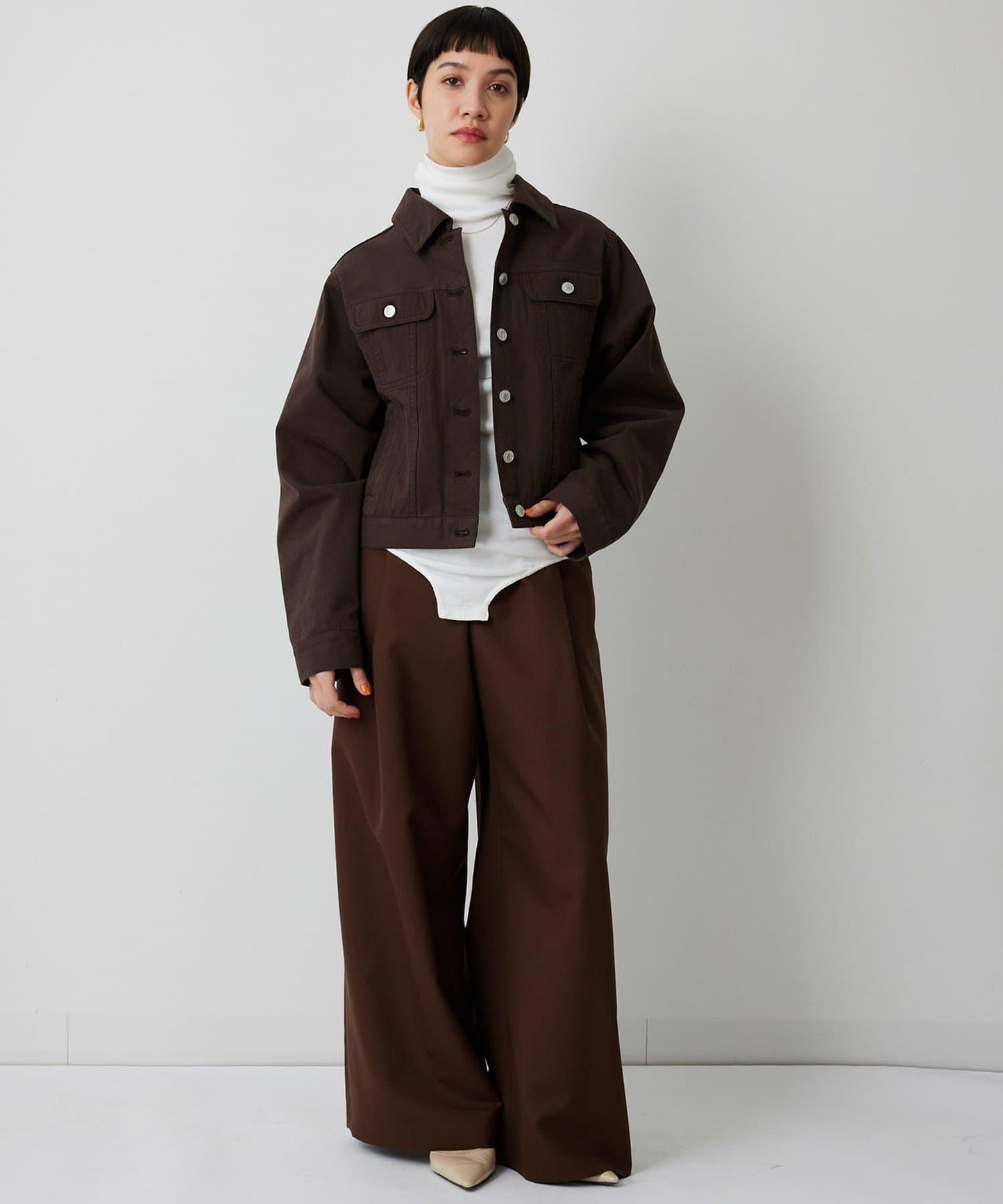 【THE PAUSE】棉斜紋夾克