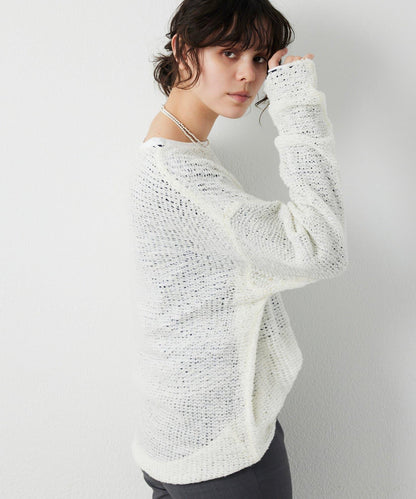 【THE PAUSE】網眼套頭衫