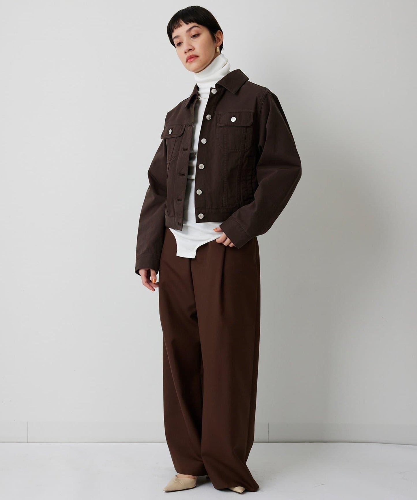 【THE PAUSE】棉斜紋夾克