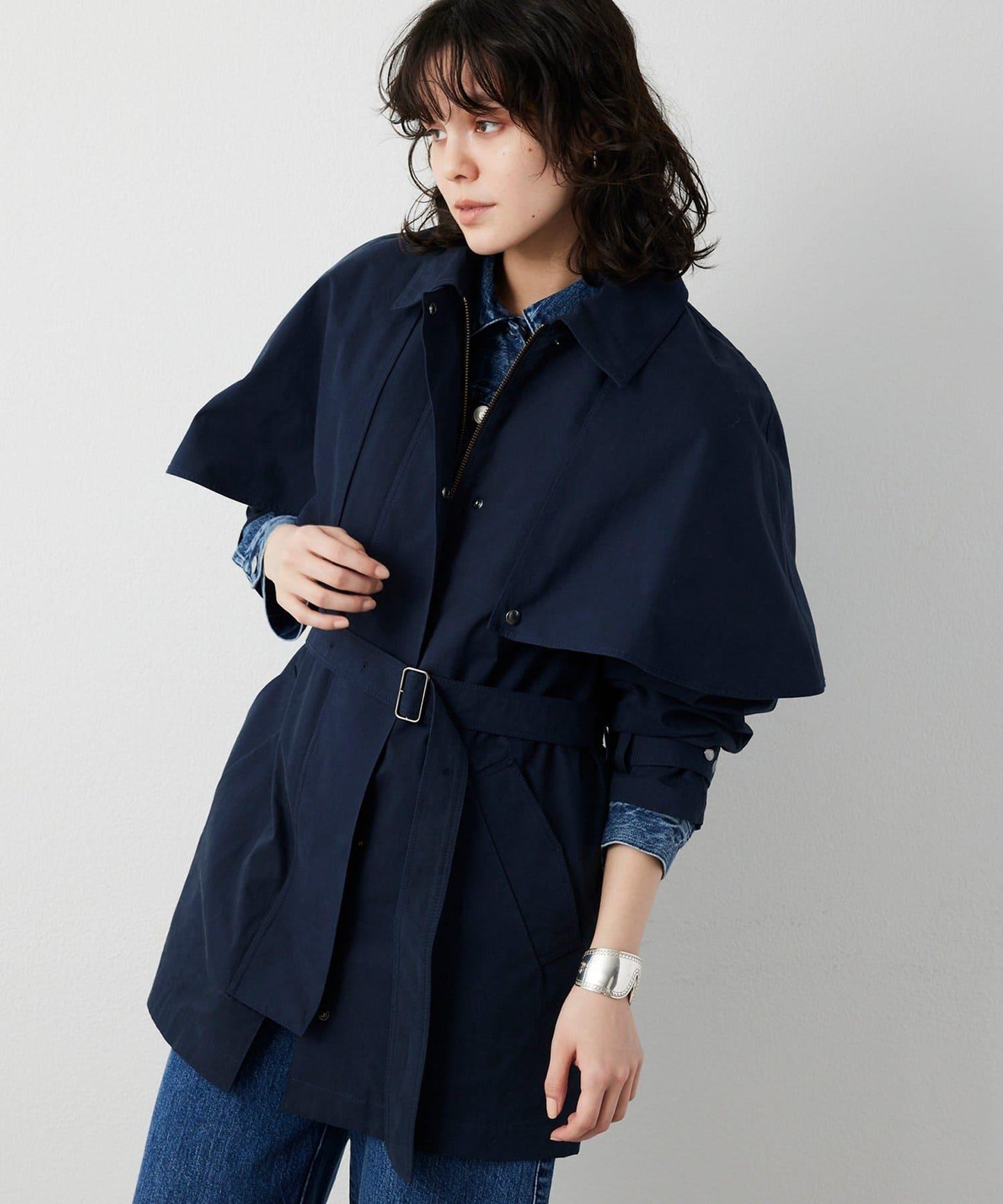 【THE PAUSE】斗篷大衣