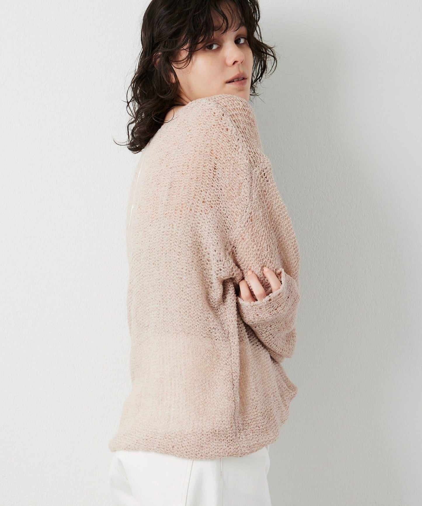 【THE PAUSE】網眼套頭衫