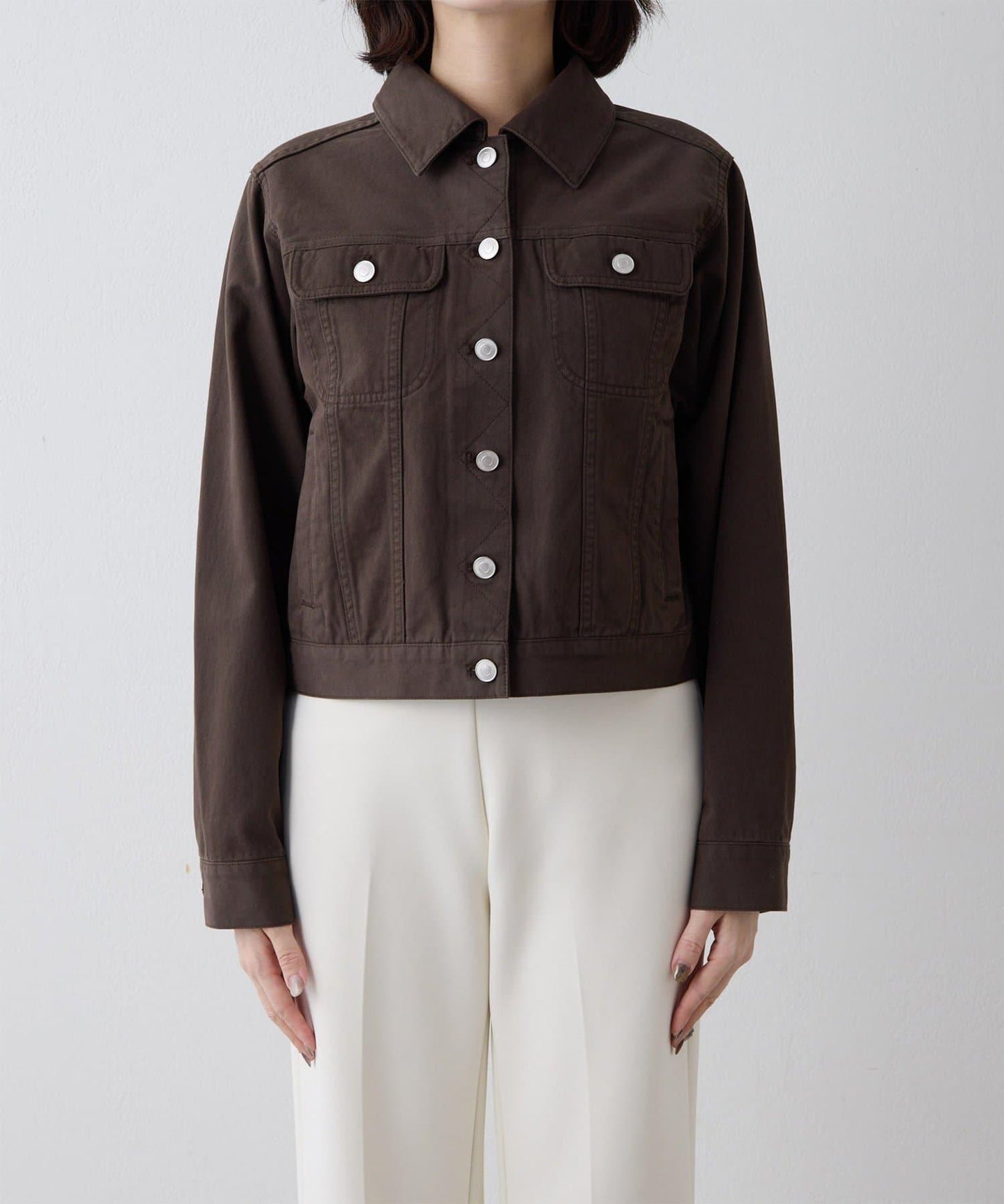 【THE PAUSE】棉斜紋夾克