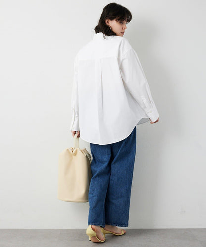 【THE PAUSE】口袋刺繡襯衫