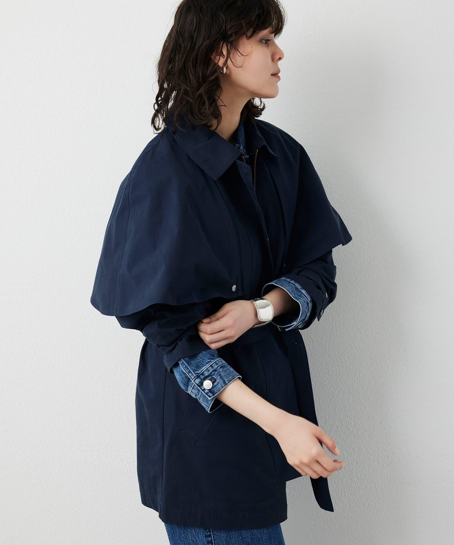 【THE PAUSE】斗篷大衣