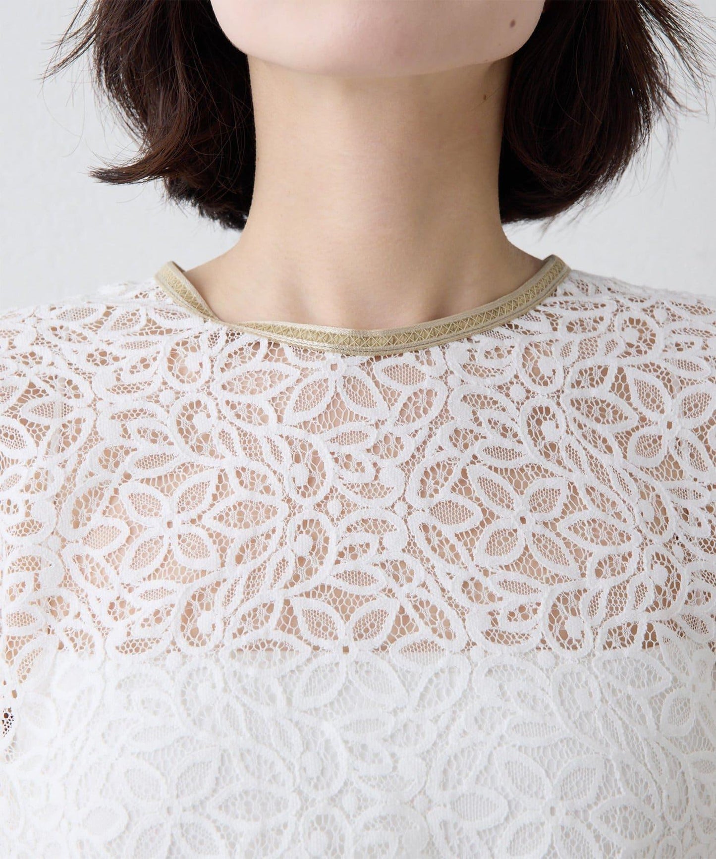 【THE PAUSE】植物花卉蕾絲襯衫