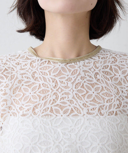 【THE PAUSE】植物花卉蕾絲襯衫