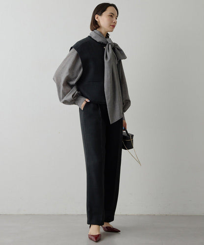 【THE PAUSE】花呢短款馬甲