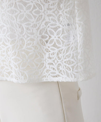 【THE PAUSE】植物花卉蕾絲襯衫