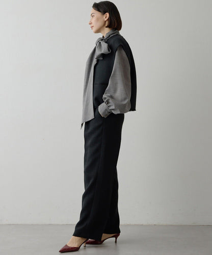 【THE PAUSE】花呢短款馬甲