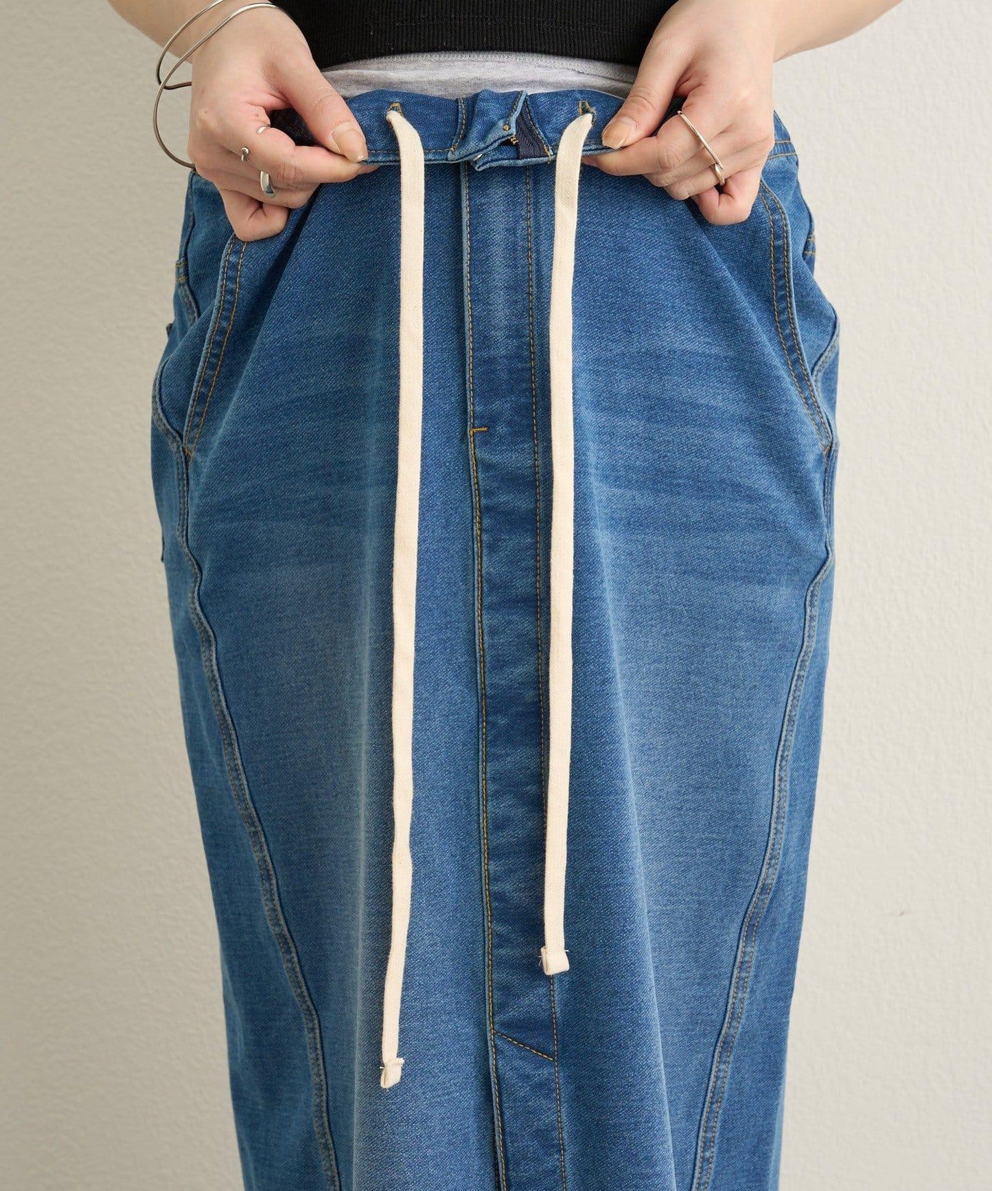 衛衣牛仔半身裙