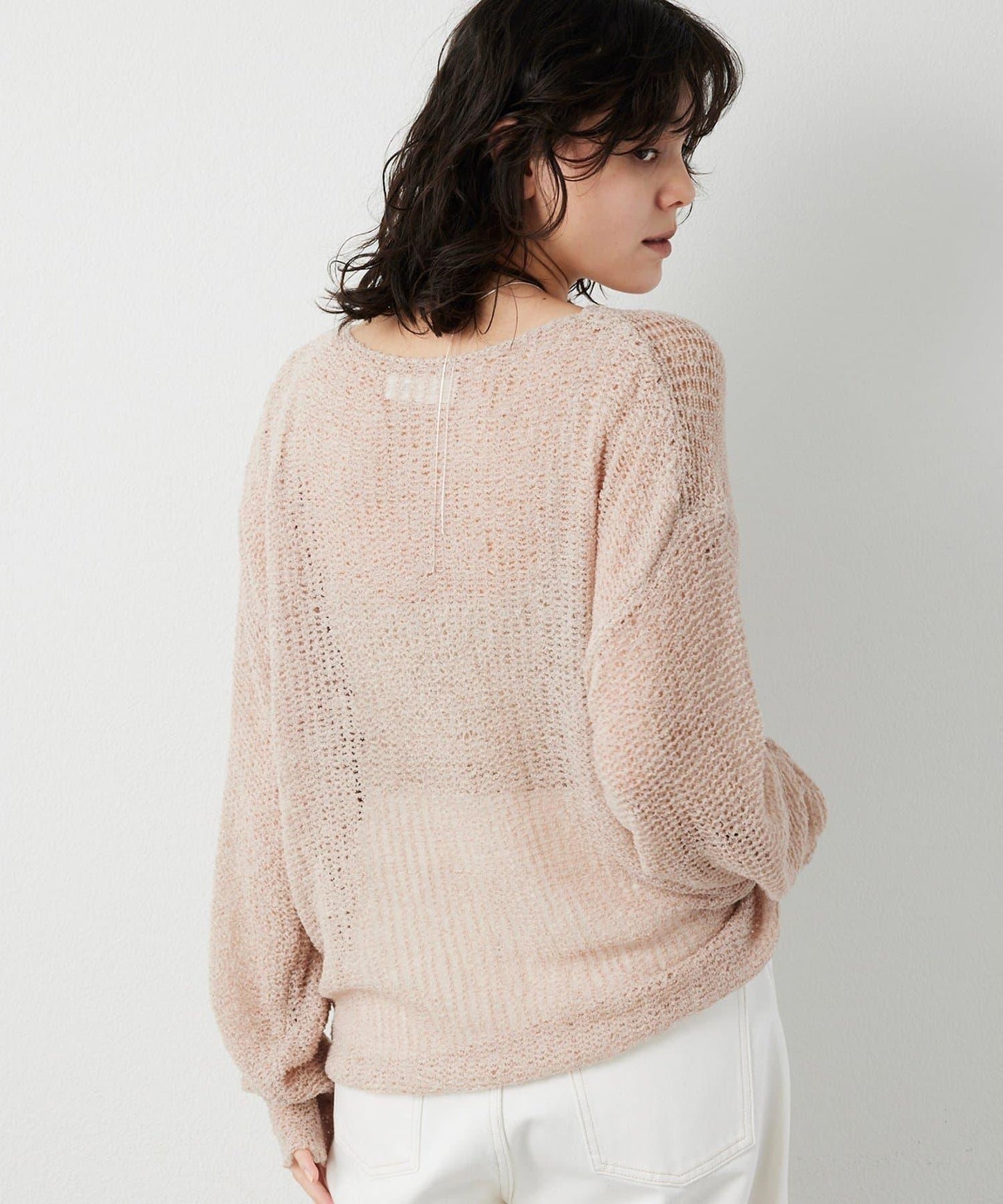 【THE PAUSE】網眼套頭衫