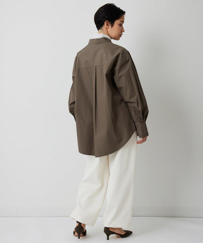 【THE PAUSE】口袋刺繡襯衫