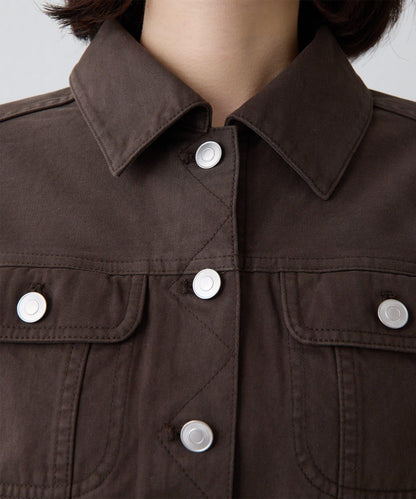 【THE PAUSE】棉斜紋夾克