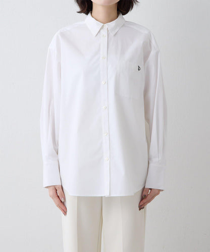 【THE PAUSE】口袋刺繡襯衫