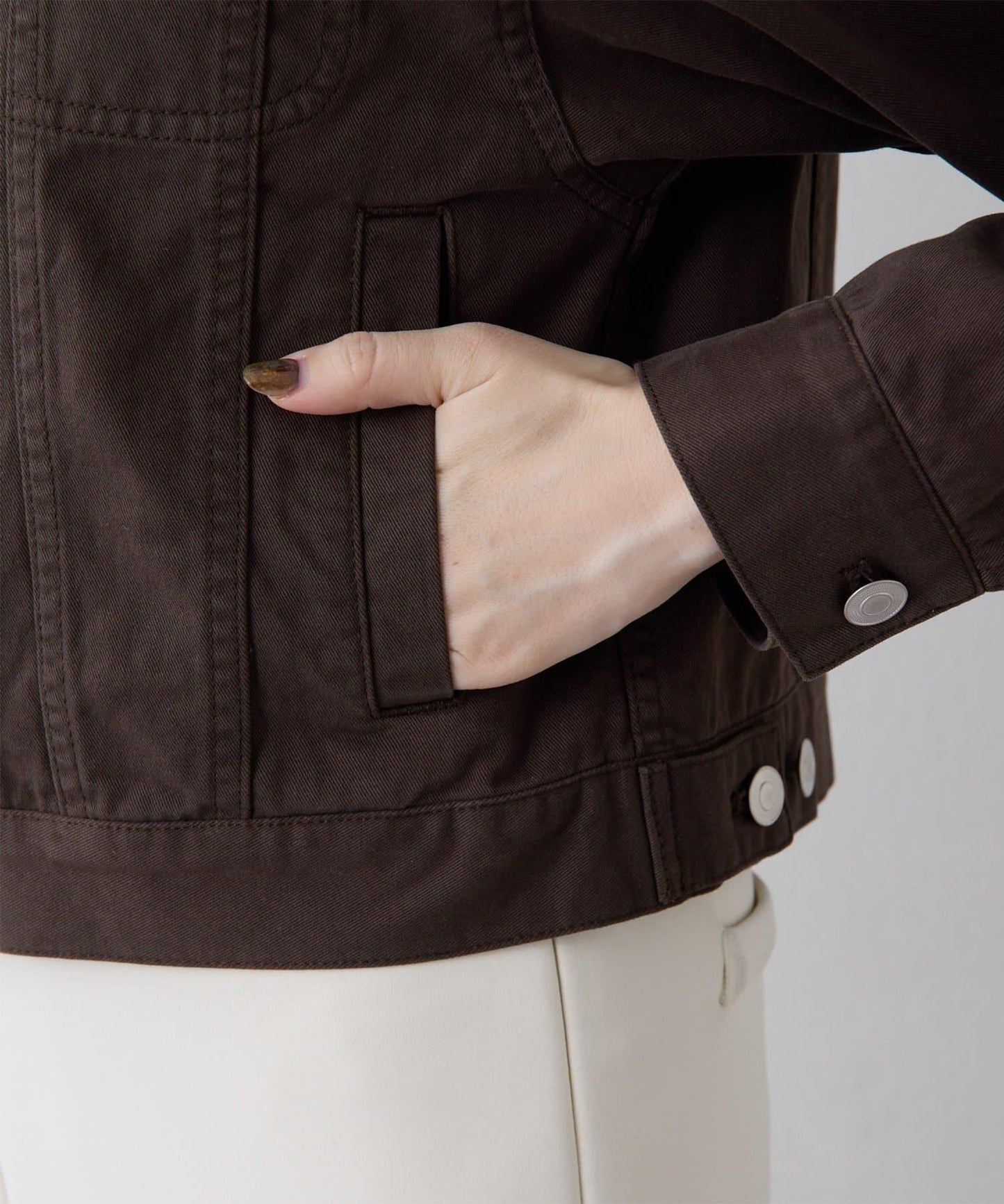 【THE PAUSE】棉斜紋夾克