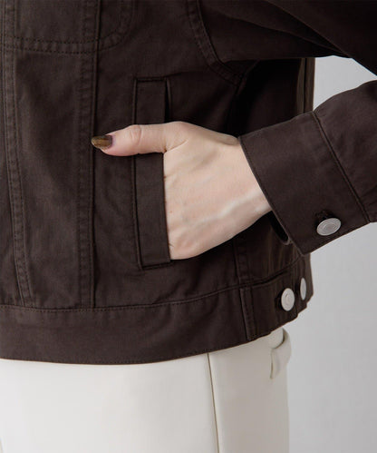 【THE PAUSE】棉斜紋夾克