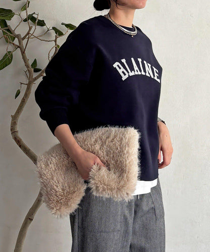 Logo針織衛衣套頭衫