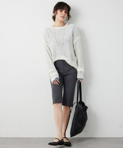 【THE PAUSE】網眼套頭衫