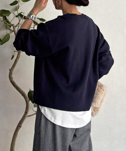 Logo針織衛衣套頭衫