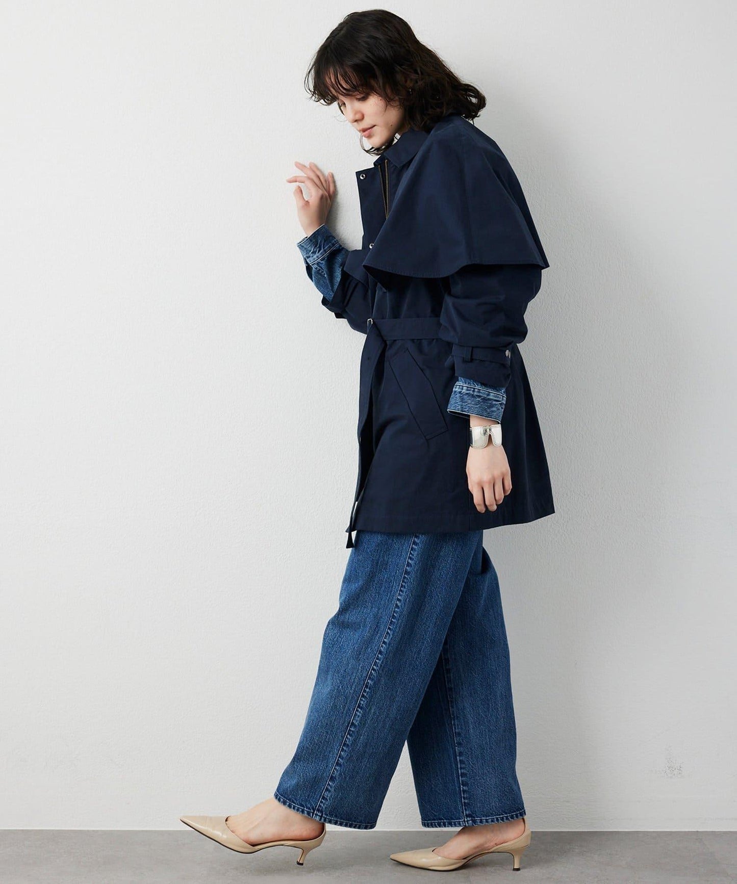 【THE PAUSE】斗篷大衣