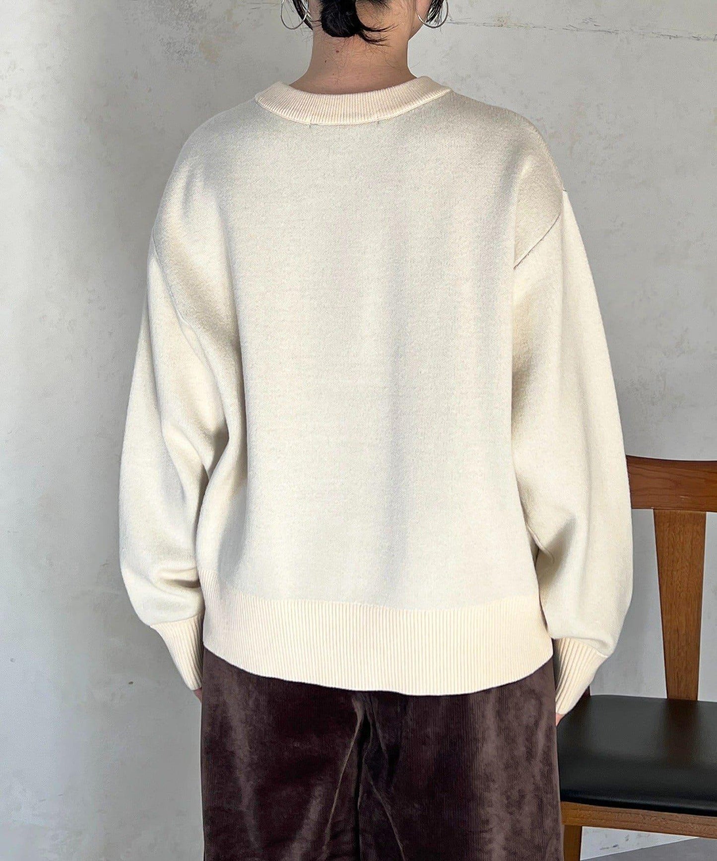 Logo針織衛衣套頭衫