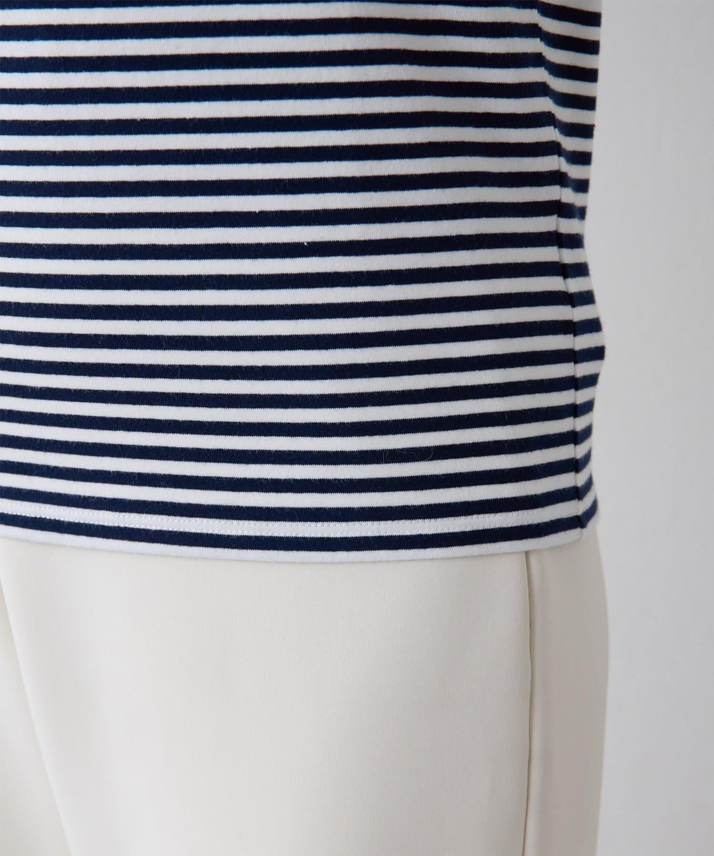 【THE PAUSE】條紋長袖T恤