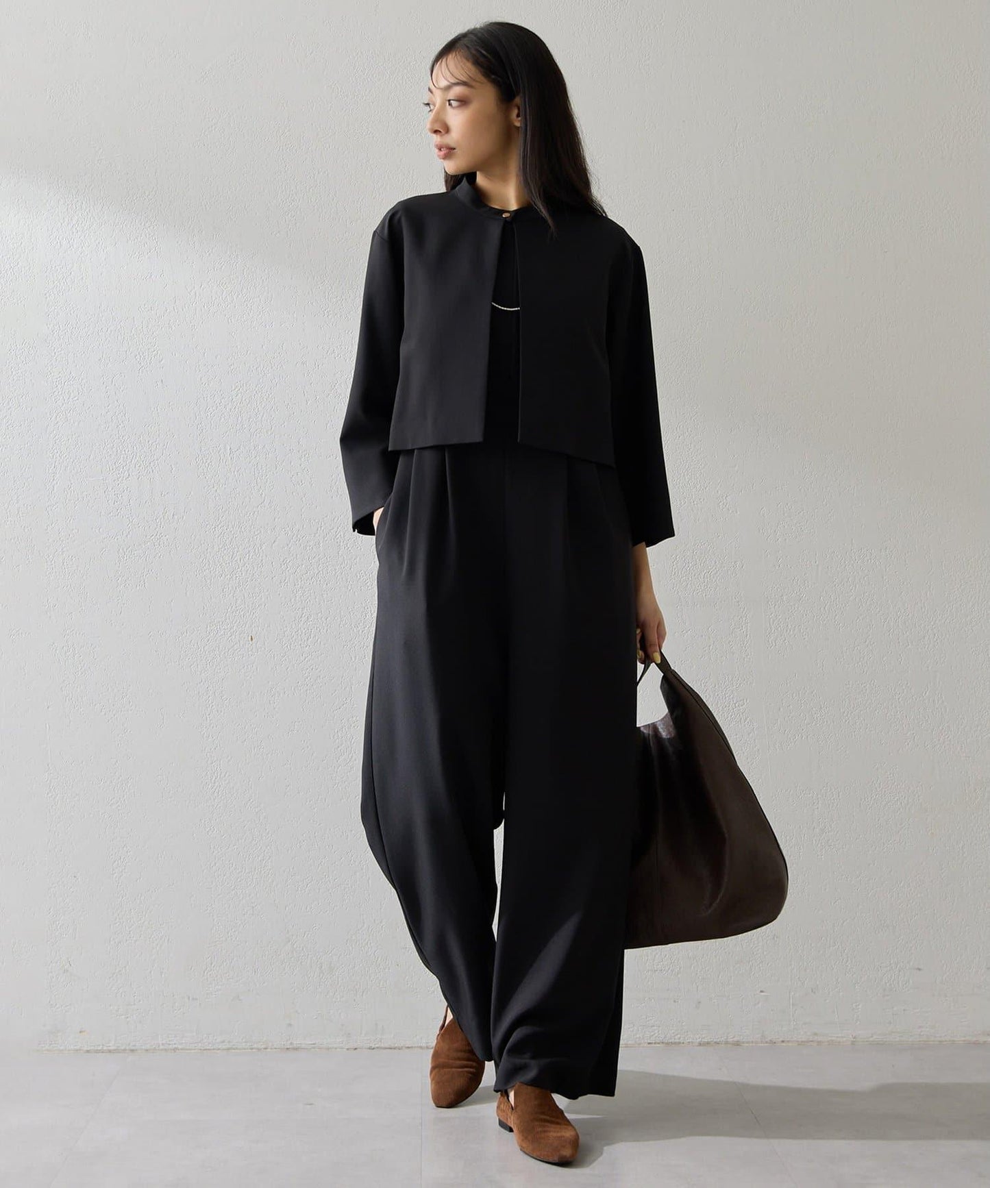 【THE PAUSE】西裝外套套裝連體褲