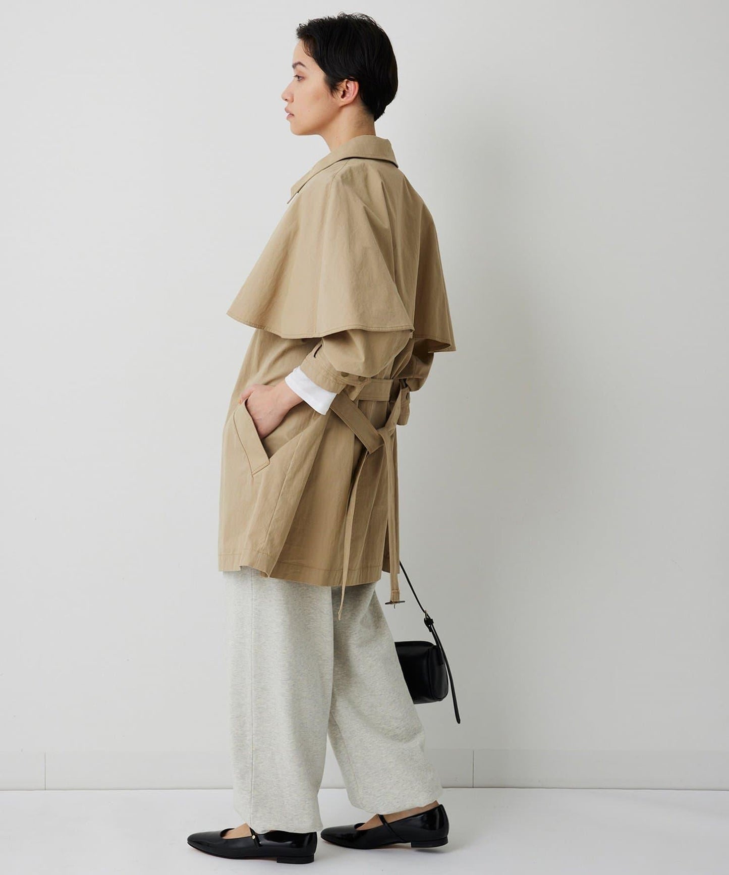 【THE PAUSE】斗篷大衣