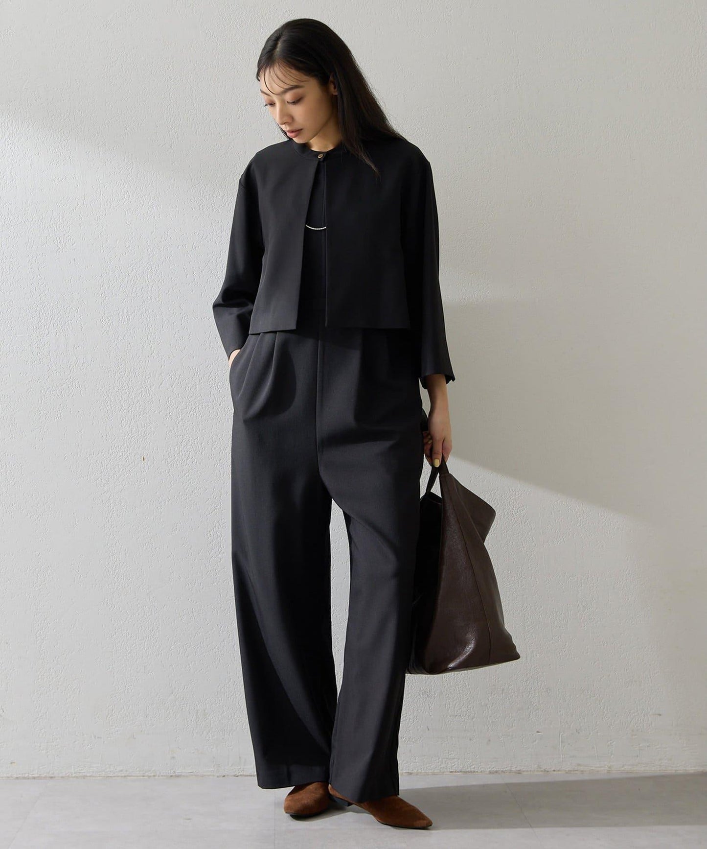 【THE PAUSE】西裝外套套裝連體褲