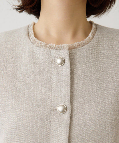 【THE PAUSE】花呢短款馬甲