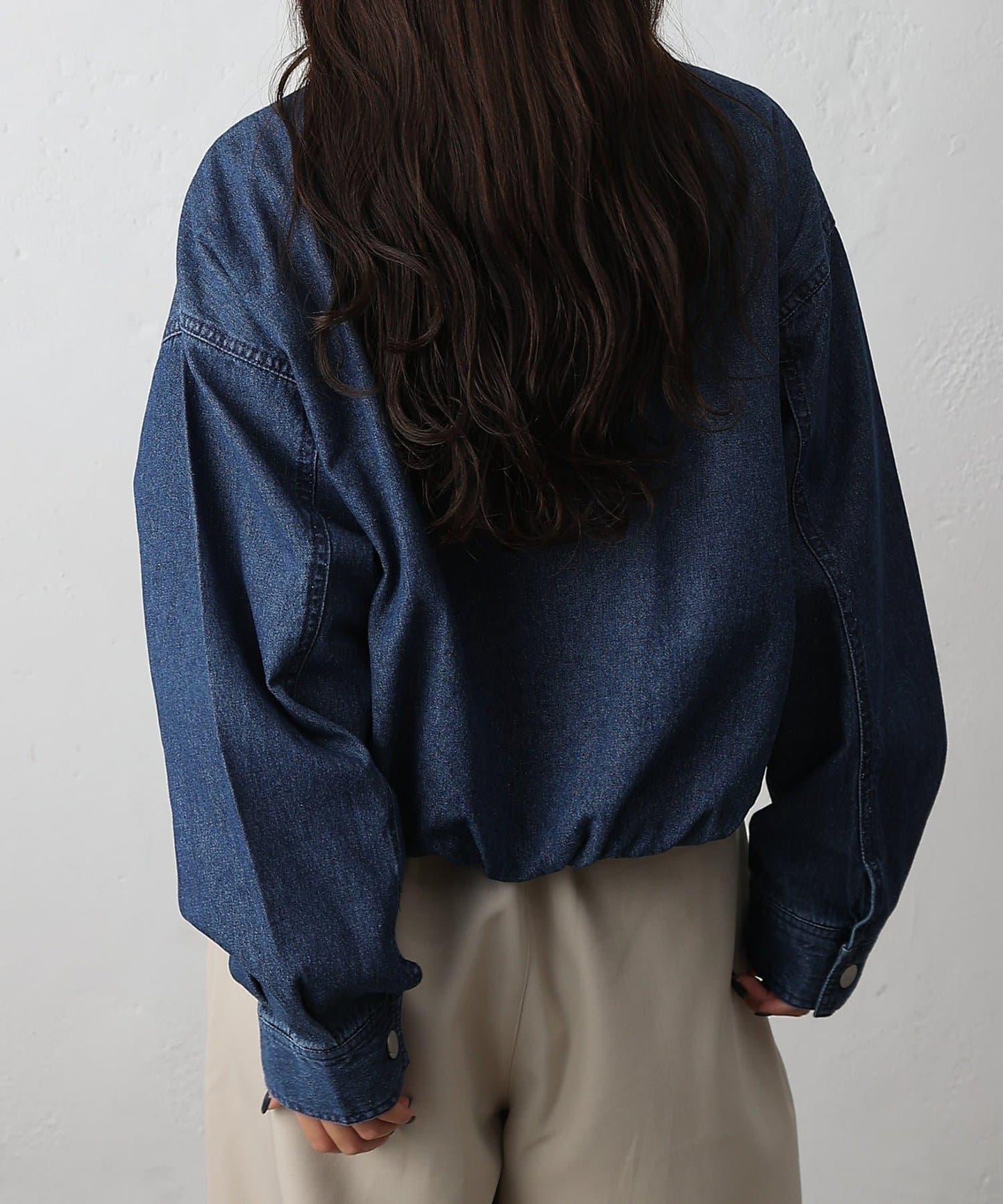 8盎司牛仔立領夾克