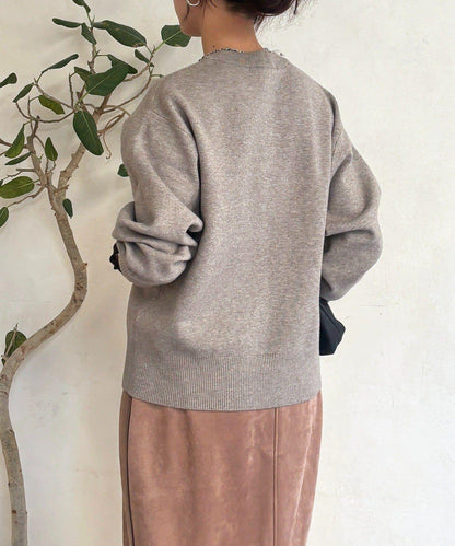 Logo針織衛衣套頭衫