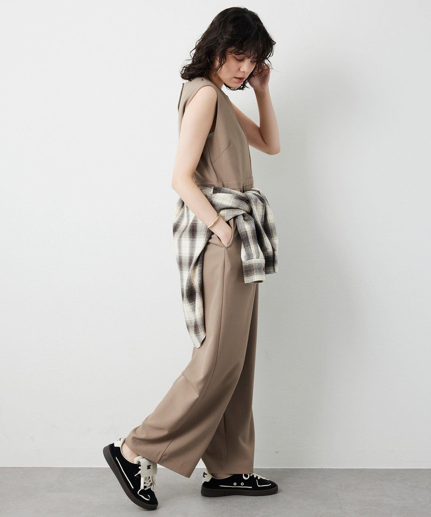 【THE PAUSE】西裝外套套裝連體褲