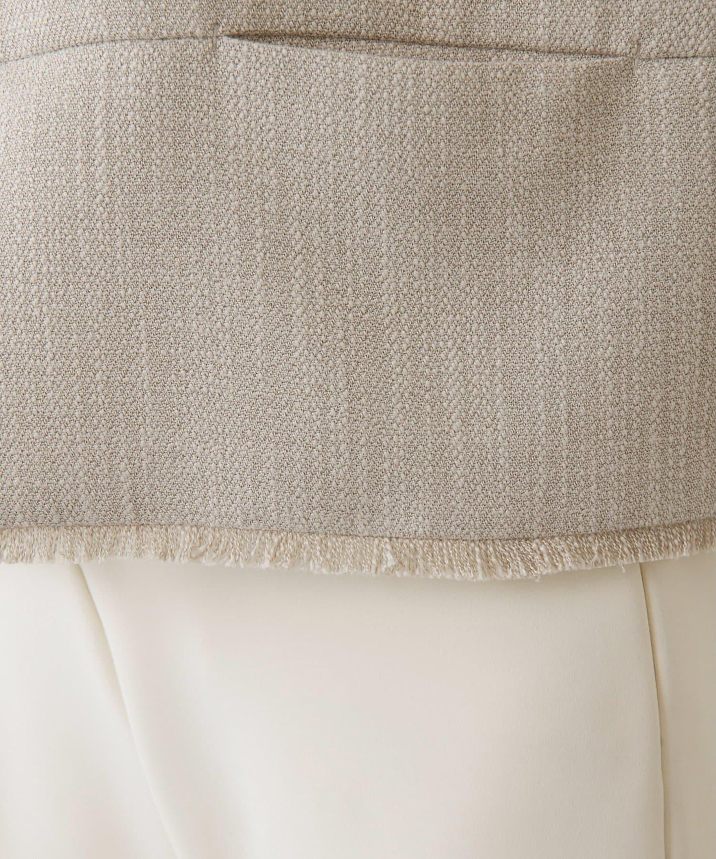 【THE PAUSE】花呢短款馬甲