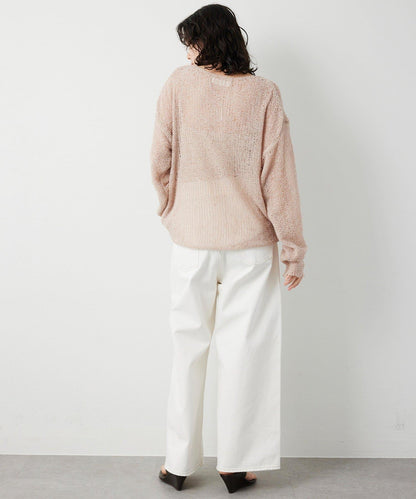 【THE PAUSE】網眼套頭衫