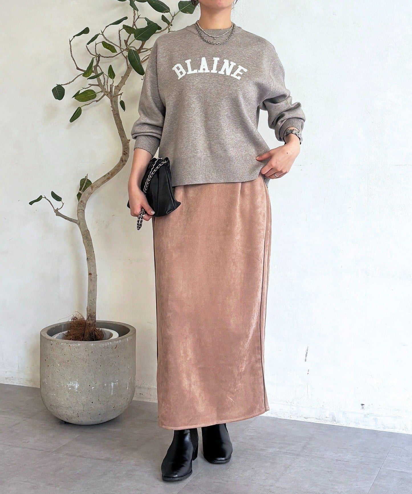 Logo針織衛衣套頭衫