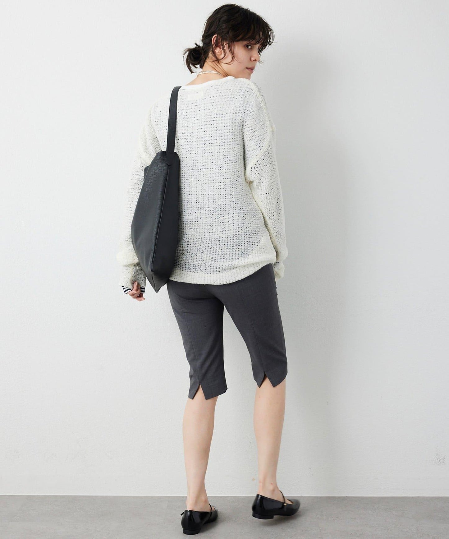 【THE PAUSE】網眼套頭衫