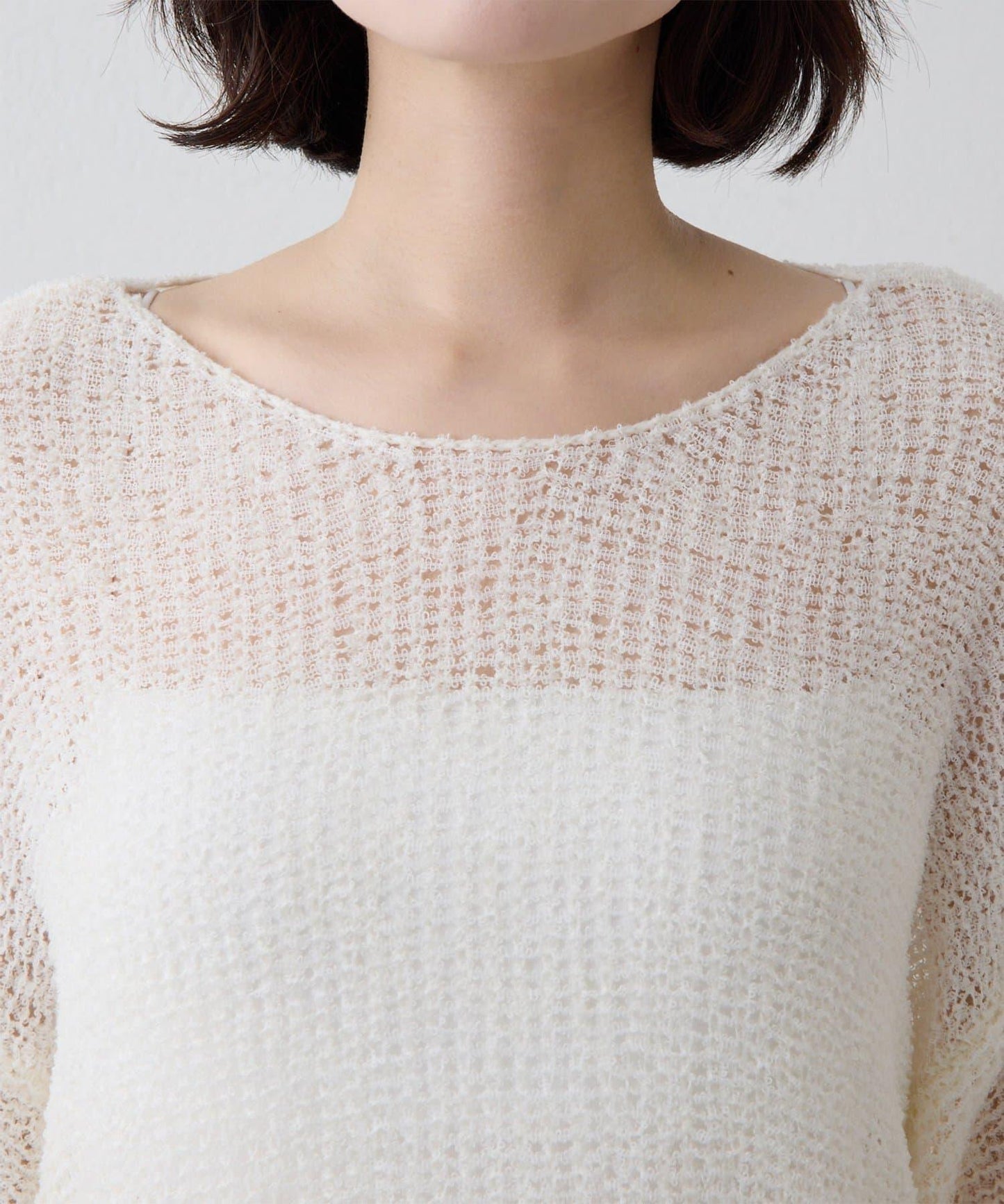 【THE PAUSE】網眼套頭衫