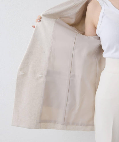 【THE PAUSE】花呢短款馬甲