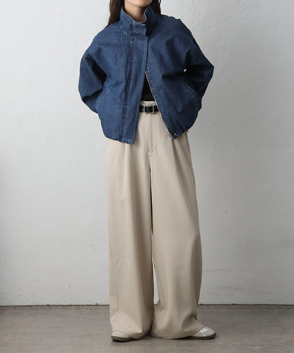 8盎司牛仔立領夾克