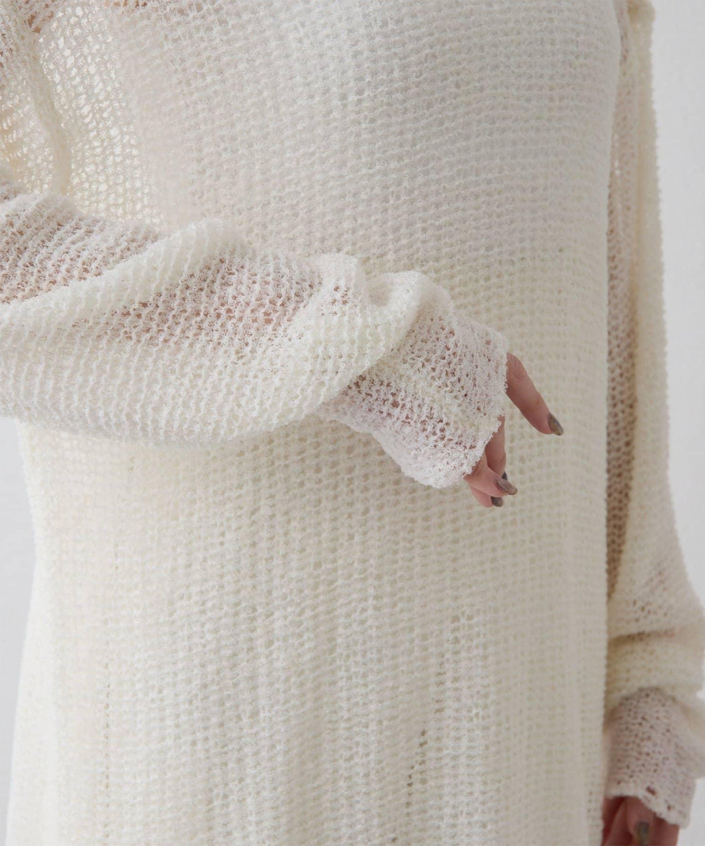 【THE PAUSE】網眼套頭衫