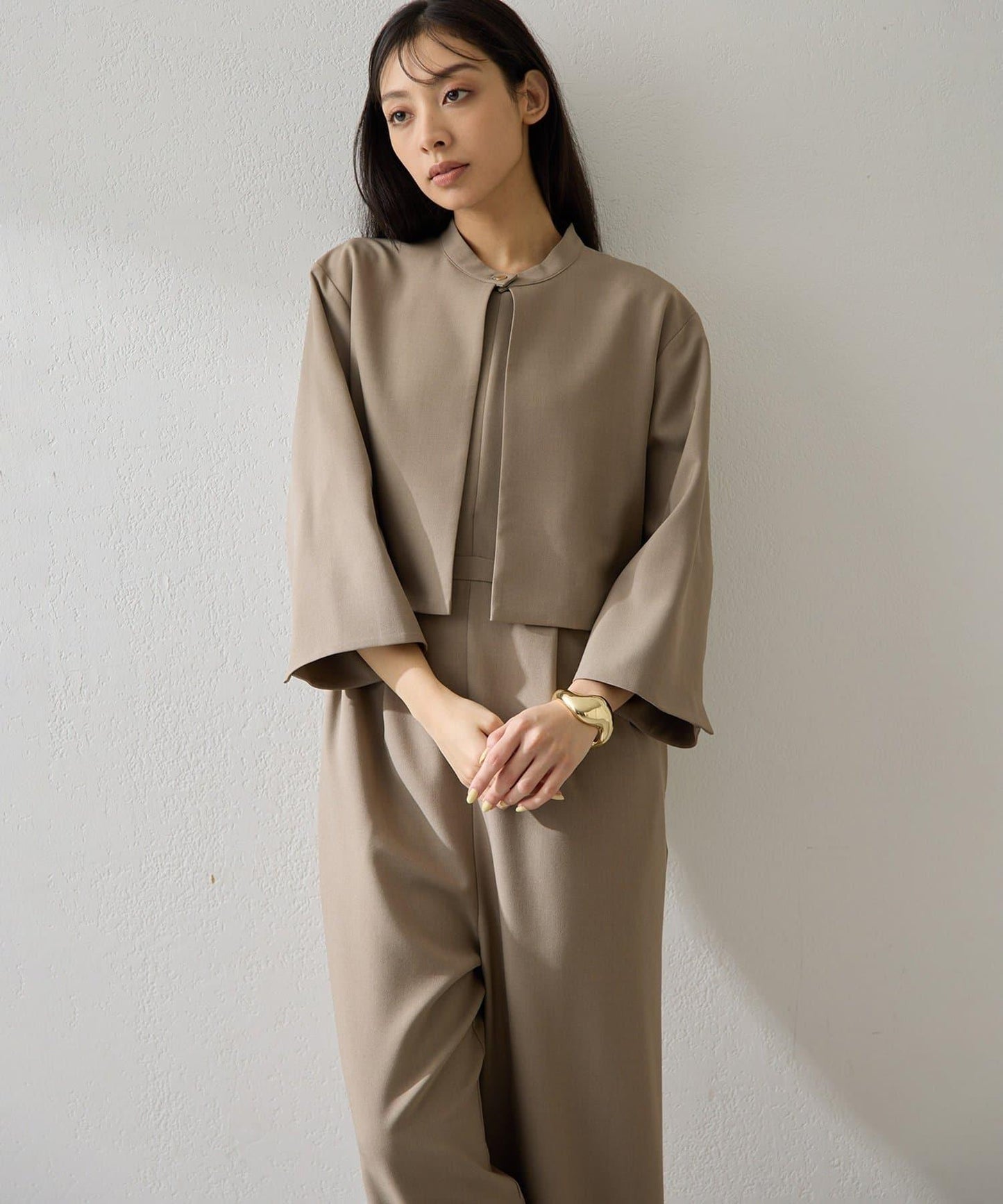 【THE PAUSE】西裝外套套裝連體褲