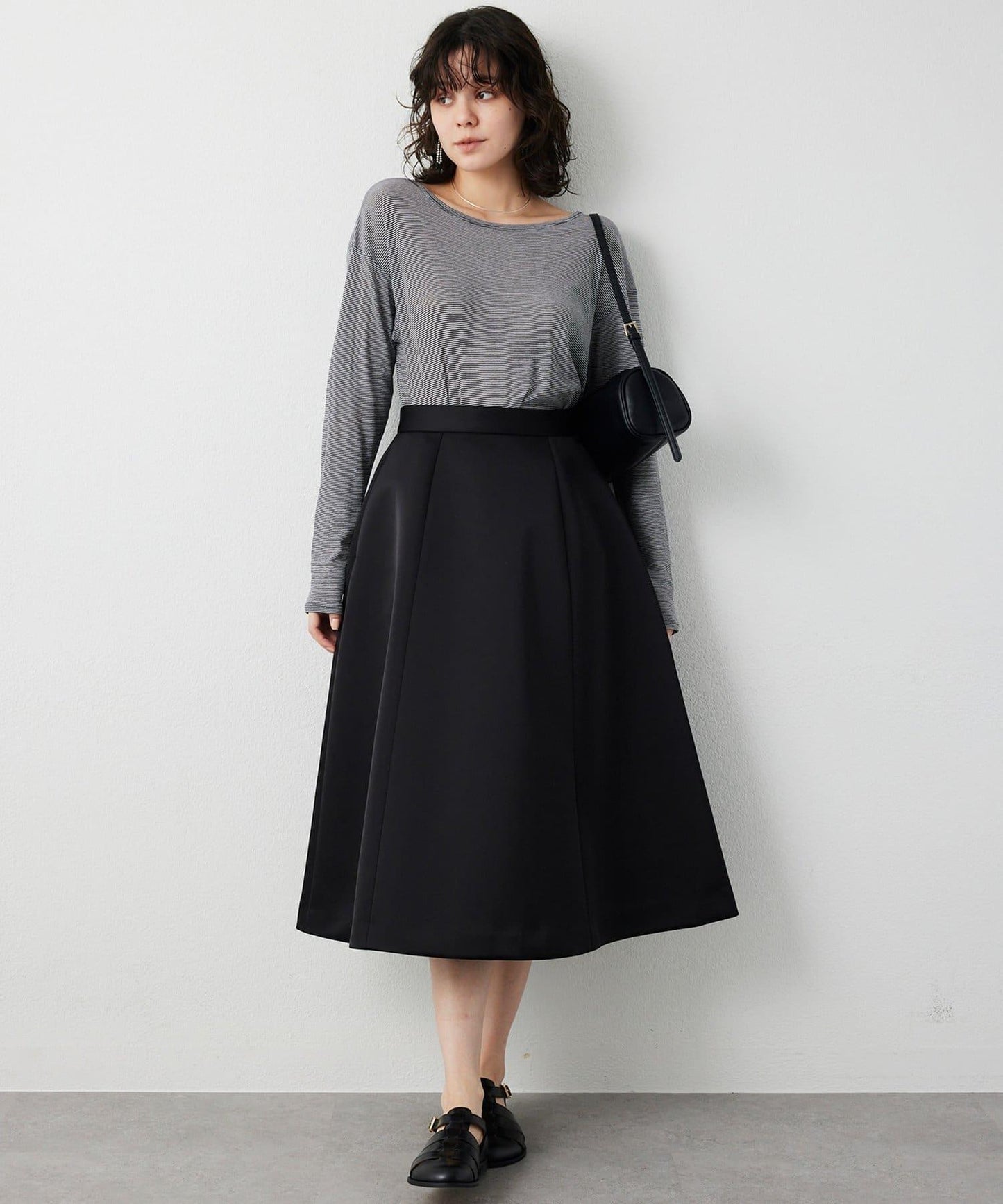 【THE PAUSE】透視羅紋長袖T恤